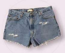 Levi’s 505 Red Tag Custom Vintage Cutoff Jean Shorts
