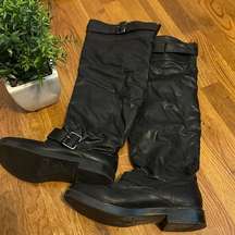 Mix No.6 Combat Boots Black