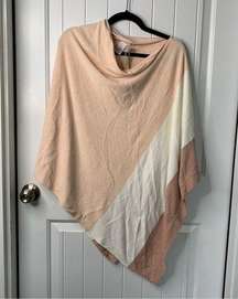 Barefoot dreams cozy chic ultra lite sunset poncho sweater size XL