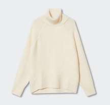 (New) Mango Turtle Neck Sweater -  Ecru (without tag)