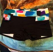 Anne Cole Locker - Color Block Swim Shorts with Pockets - Size: Large