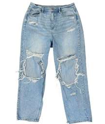 Women’s American Eagle highest rise 90s ripped boyfriend jeans