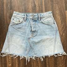 GRLFRND EVA DENIM SKIRT