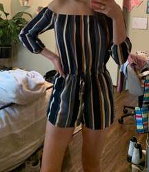 Striped Romper