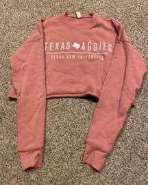 Texas A&M Cropped Sweatshirt