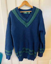 Vintage chunky knit  preppy sweater