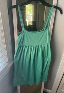 Teal Sundress/ Beach Cover Up