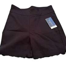 NEW Black High Waisted Shorts Counterparts Super Stretch Design Women Size Small