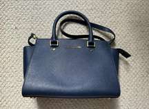 Selma Saffiano Leather Medium Satchel