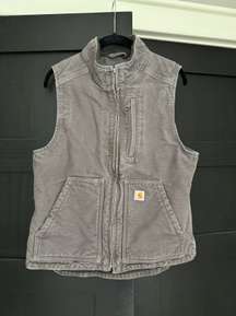 Grey  Vest