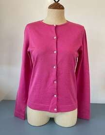 Lauren Ralph Lauren womens pink button cardigan size S