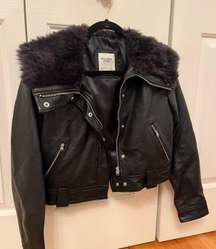 Abercrombie and Fitch Faux Leather Jacket