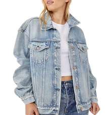 Free People Jolene Trucker Jacket Medium