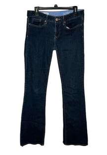 Gap 1969 Women's Jeans Curvy Straight Leg Stretch Low-Rise Denim Blue Size 32