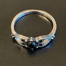 Black onyx S925 silver ring size 6