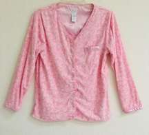 American Eagle Aria pink fleece pajama set S