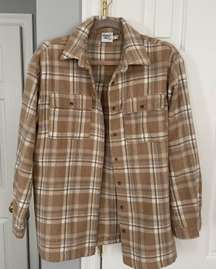 Tan Plaid Flannel