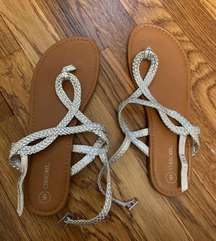 Silver Sandals