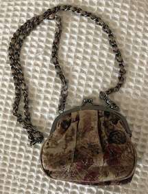 Big Buddha Bag Distressed Linen Blend Chain Strap Date Night Dainty Feminine