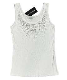 Medium  ribbed rhinestone tank NWT