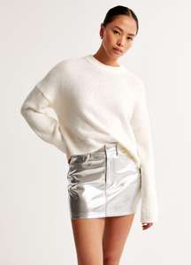 Faux Leather Mini Skirt