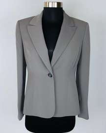 Kasper Gray Casual Work Blazer Jacket 2 P