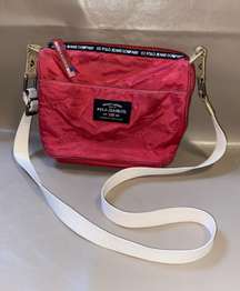 Polo Jean Co Vintage Red Cross Over Bag Purse 