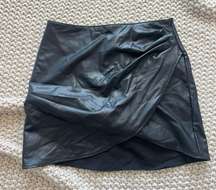 Faux Leather Skirt