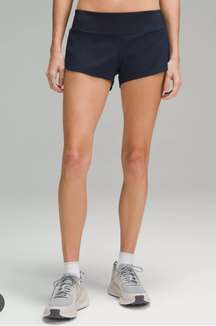 Navy Speed Up Shorts 2.5”