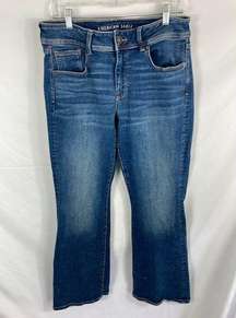 American Eagle Super Stretch Kick Boot Jeans Size 14R