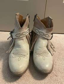 Cream Cowboy Boots