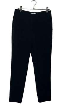 Co Essentials Black Cigarette Trousers Cropped Pants Japanese Fabric Womens XS