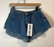 NWT | Womens | Almost Famous | The Flare Short | Size 7