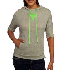 Open back Heather Hoodie