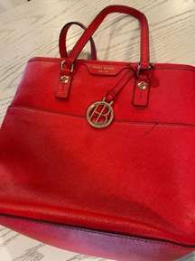 HENRI BENDEL‎ Bright Red Hobo Crossbody Bag