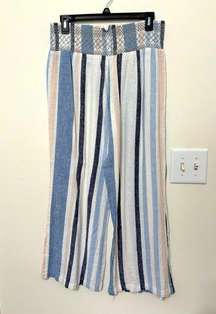 Indigo Rein Linen Blend Pants Size XL Pastel