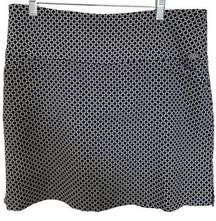 SC & Co skort black and white interlocking squares graphics