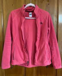 Pink North Face Womens fleece Jackets