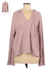 Mauve Hooded Top