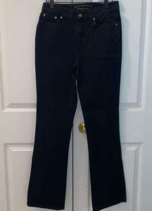 Lauren Jeans Co. Ralph Lauren Jeans Size 4 High Waist Black Wash