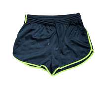 by Urban Outfitters black with neon green x-small shorts. Lightly worn in good condition.