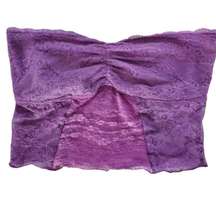 Free People Purple Galloon Lace
Bandeau Bralette XS