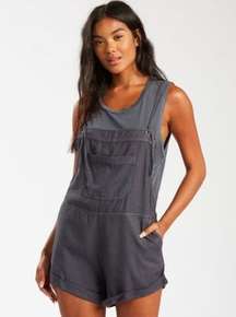 BILLABONG Wild Pursuit Overalls in Off Black Size Small