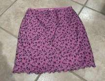 Wild Fable Women's Mini Skirt Purple Size S