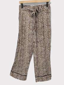 NWT Heartloom Wide Leg Drawstring Animal Print Pants  Size Small