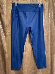 Activology Shine Bright Leggings in Cobalt Blue XL NWT