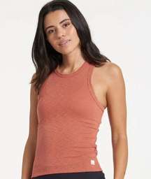 Vuori Sunrise High Neck Tank - Cinnamon Size Large BNWT