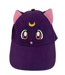 Sailor Moon Luna Dark Purple Ear Adjustable Baseball Cap