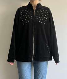 Black Chicos Velour Jacket Size 3