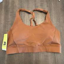 Womens All in Motion brown Sportsbra M NWT